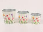  Vas tabla rotun+model pentru aranjamente florale set 3 buc (081332)