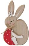  Figurina iepuras+ou lemn pentru decoratiuni Paste (065937)
