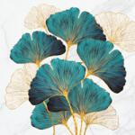  Ginkgo Biloba Gold and Emerald szalvéta 20 db-os 33x33 cm (PKK057395) - eking