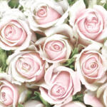  Rózsa Subtle Light Pink szalvéta 20 db-os 33x33 cm (PKK761071) - eking