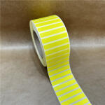  62x10mm termál transzfer címke 5000 db/76gy + TÓNUS citrom