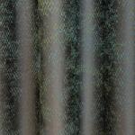 FüggönyFutár Webáruház Tampere - Türkiz-grafit színű szórt mintás, szaténfényű, jacquard szövött dekorfüggöny, egyedi méretre, készre varrjuk