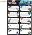TANEX Etichete scolare autoadezive 30 buc/set, TANEX Cosmos