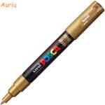 uni Marker varf 0.7 mm UNI Posca PC-1M auriu