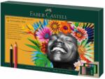 Faber-Castell Creioane colorate Polychromos FABER-CASTELL, 40 buc/set + 8 creioane grafit, FC210054