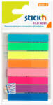 STICK'N Stick index plastic transparent color 45 x 8 mm, STICK'N