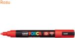 uni Marker varf 1.8-2.5 mm UNI Posca PC-5M rosu