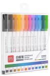 Deli Marker whiteboard slim DELI S506, 12 buc/set