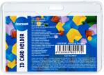 CENTRUM Suport ecuson din plastic orizontal, 95x57 mm
