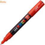 uni Marker varf 0.7 mm UNI Posca PC-1M rosu