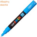uni Marker varf 0.7 mm UNI Posca PC-1M albastru deschis