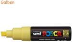uni Marker varf 8 mm UNI Posca PC-8K galben