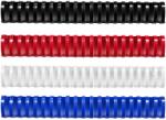  Inele din plastic pentru indosariere, 38 mm, 50 buc/cutie rosu