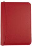  Agenda organizator mare, cu fermoar, calculator inclus rosu