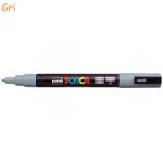 uni Marker varf 0.9-1.3 mm UNI Posca PC-3M gri