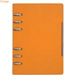 PRECISION Agenda 13x18 cm, nedatata, cu inele, PRECISION Alicante orange