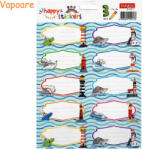 TANEX Etichete scolare autoadezive 30 buc/set, TANEX Vapoare