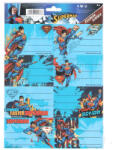 DISNEY Etichete scolare 40 buc/set, DISNEY Superman
