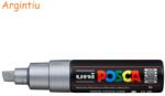 uni Marker varf 8 mm UNI Posca PC-8K argintiu
