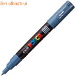 uni Marker varf 0.7 mm UNI Posca PC-1M gri albastrui