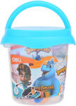 Deli Plastilina 12 culori/set 160 g galetusa cu 4 forme modelaj, DELI Dough it!