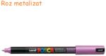 uni Marker varf 0.7 mm UNI Posca PC-1MR roz metalizat