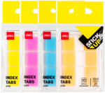 Deli Film index autoadeziv, 60 file, DELI (cu dispencer)