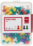 DELI Pioneze panou pluta/textil, 100 buc/cutie, DELI 0031
