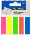 Office Point Film index autoadeziv 45 x 12 mm, 5 culori neon, 125 file/set, OFFICE POINT sageata