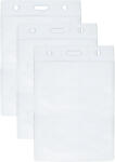  Suport ecuson vertical cristal, 110 x 148 mm, 100 buc/ set