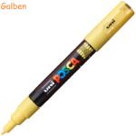 uni Marker varf 0.7 mm UNI Posca PC-1M galben