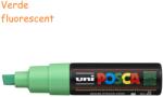 uni Marker varf 8 mm UNI Posca PC-8K verde fluorescent