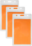  Suport ecuson vertical cu clapeta de siguranta, 57x85 mm, 100 buc/ set
