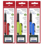 Faber-Castell Stilou FABER-CASTELL School Vario + 6 rezerve