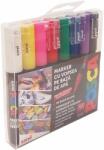 uni Marker varf 0.7 mm UNI Posca PC-1M, 8 culori/set