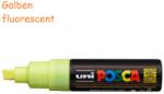 uni Marker varf 8 mm UNI Posca PC-8K galben fluorescent