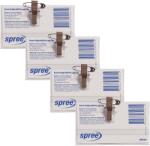 SPREE Ecuson cu ac si clips, 87x54 mm, SPREE, 100 buc/set