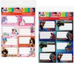  Etichete scolare autoadezive 40 buc/set, School Friendly Baieti