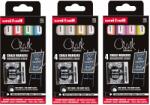 uni Marker creta lichida 1.8-2.5 mm, UNI Chalk PWE-5M-4P, 4 culori/set metalizat