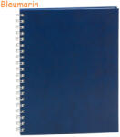 EGO Agenda 20x26 cm, nedatata, cu spirala, EGO Premier bleumarin