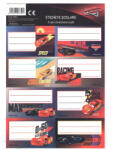 DISNEY Etichete scolare 40 buc/set, DISNEY Cars