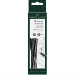 Faber-Castell Carbune desen natural FABER-CASTELL Pitt Monochrome 5-8 mm, 12 buc/set