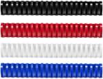  Inele din plastic pentru indosariere, 45 mm, 50 buc/cutie rosu
