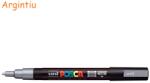 uni Marker varf 0.9-1.3 mm UNI Posca PC-3M argintiu