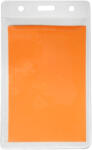  Suport ecuson vertical cu clapeta de siguranta, 57x85 mm