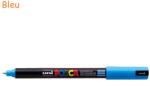 uni Marker varf 0.7 mm UNI Posca PC-1MR bleu