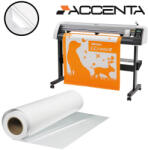 ACCENTA Rola hartie plotter autoadeziva, coated, mata, A0+, 120 g/mp, 914 mm x 30 m, ACCENTA