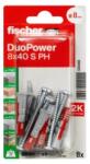 FISHER ДЮБЕЛ fischer 535480 duopower ф8х40мм С ВИНТ ph 8бр (535480)