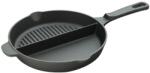 Cattara Tigaie fonta Cattara, 25cm, doua compartimente, neteda si grill - TT13061 (TT13061)
