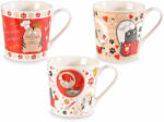 Decorer Set 3 cani portelan Pisicute 9.5x9.5 cm, 350 ml (A72.12.96A)